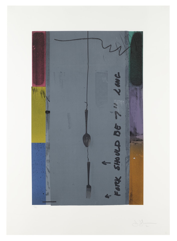Screen Piece by Jasper Johns