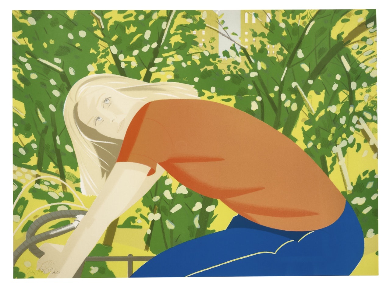 Bicycle Rider from, New York: Eight Contemporary Artists Celebrate Their City; Bicycle Rider from, New York: Eight Contemporary Artists Celebrate Their City by Alex Katz