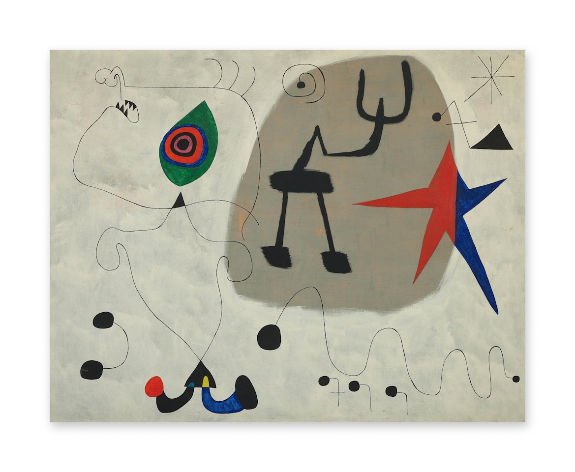 Femme, étoiles by Joan Miró