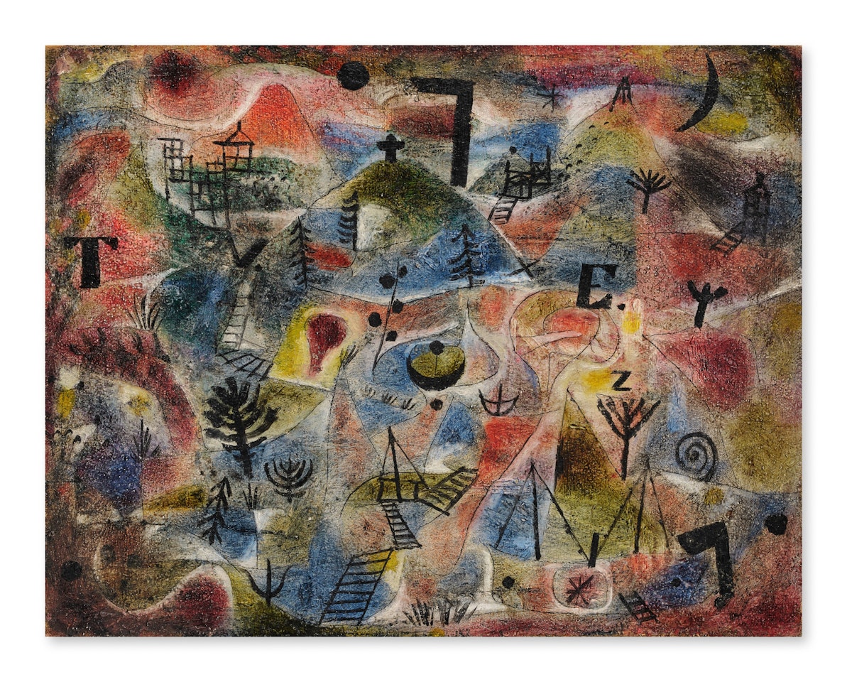 Landschaft mit dem Galgen (Landscape with Gallows) by Paul Klee