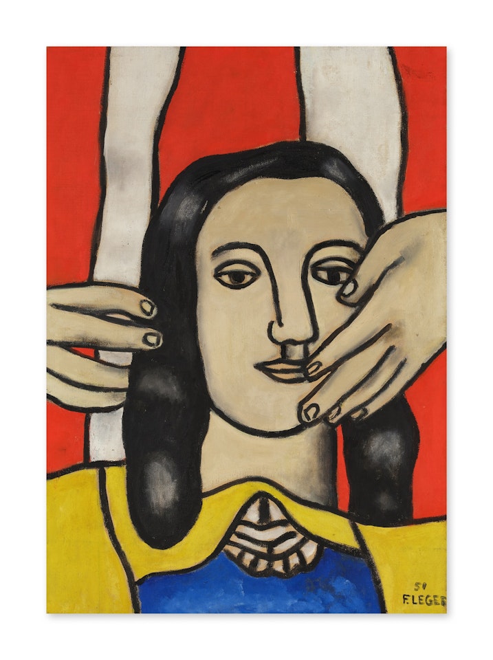 Jeune fille au corsage jaune by Fernand Leger