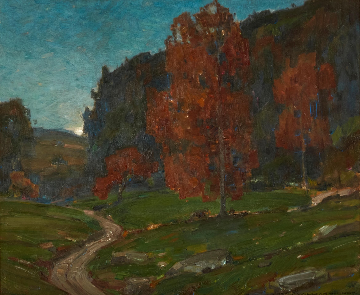 Silence and Evening Light by William Wendt