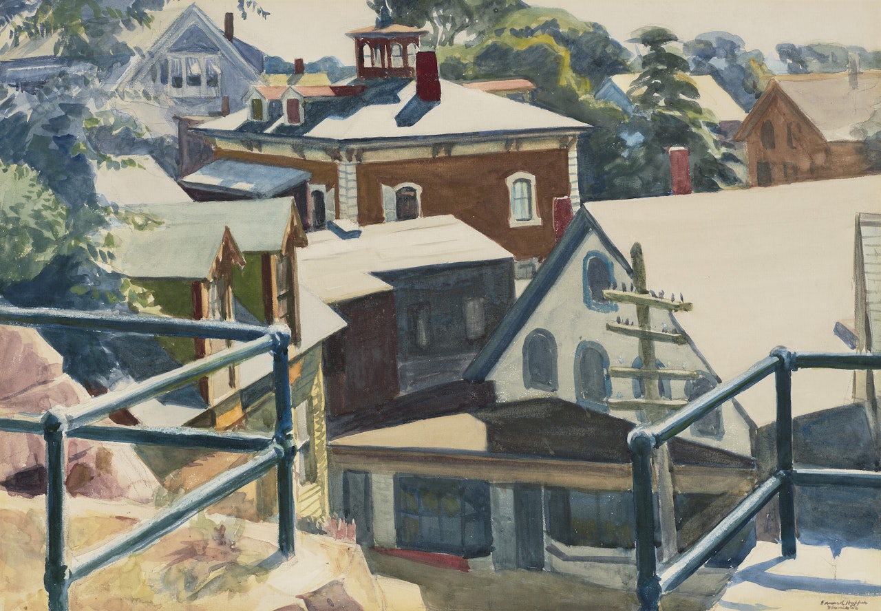 Gloucester Roofs by Edward Hopper