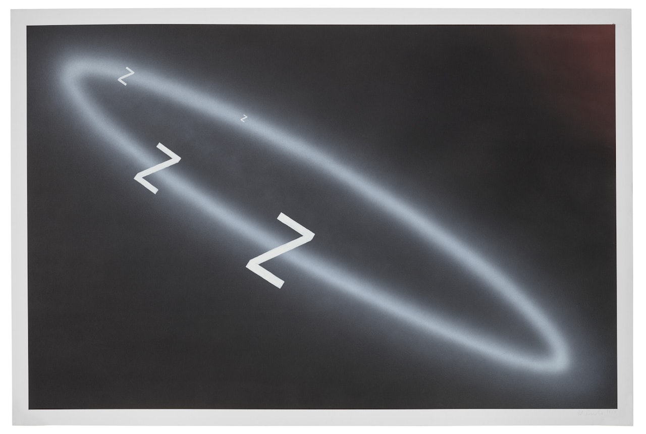 Spinning of Z's by Ed Ruscha