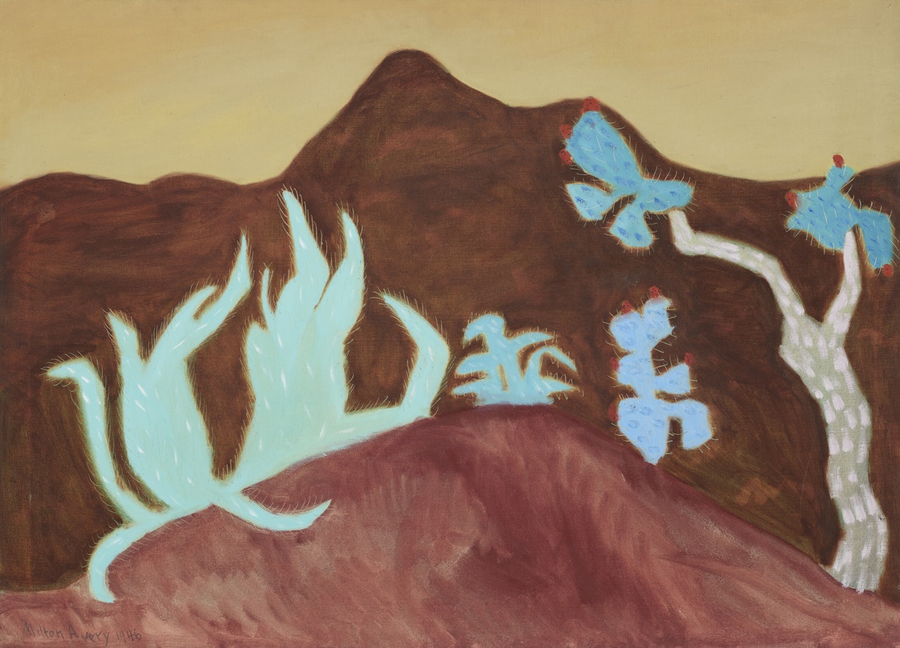 Cactus by Milton Avery