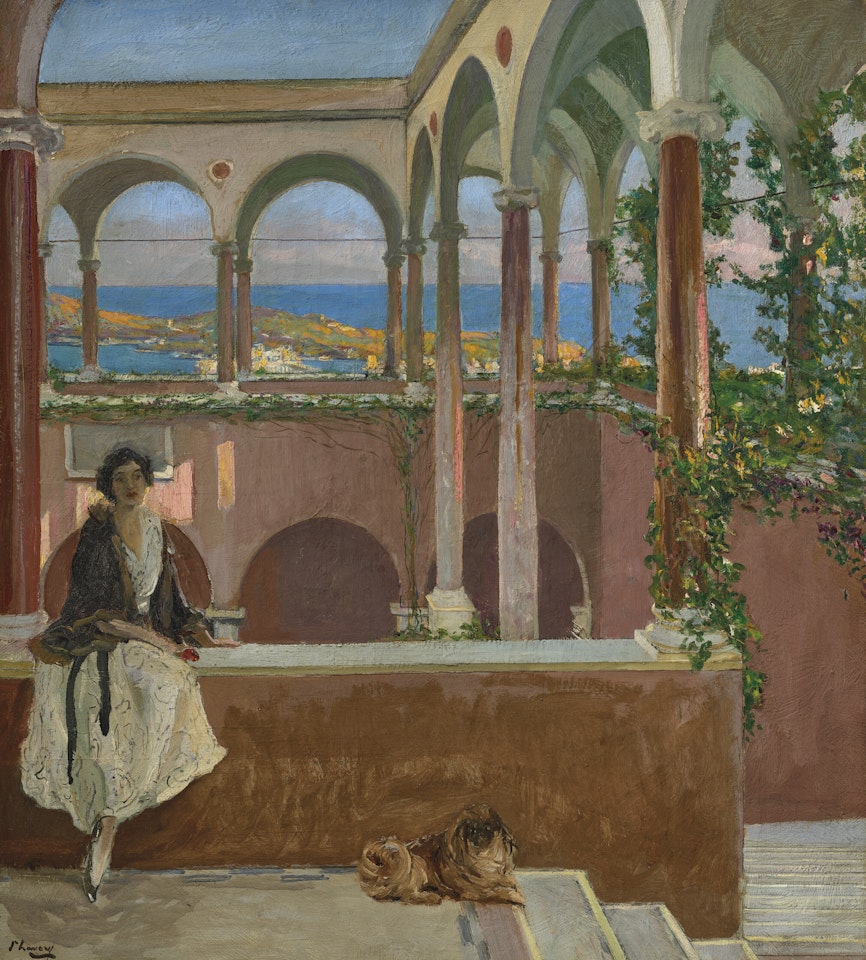 A Villa on the Riviera by John Lavery