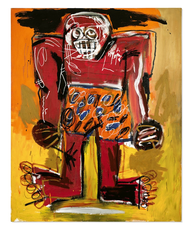Sugar Ray Robinson by Jean-Michel Basquiat