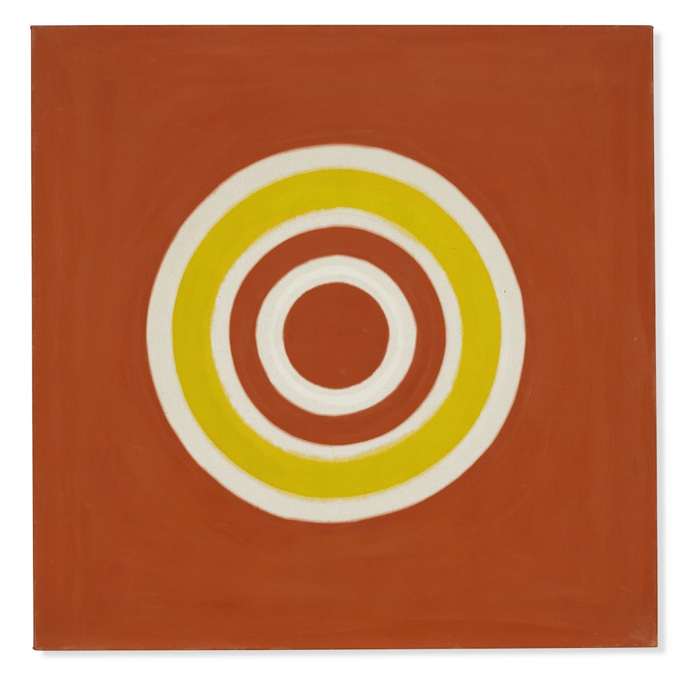 Red Source by Kenneth Noland
