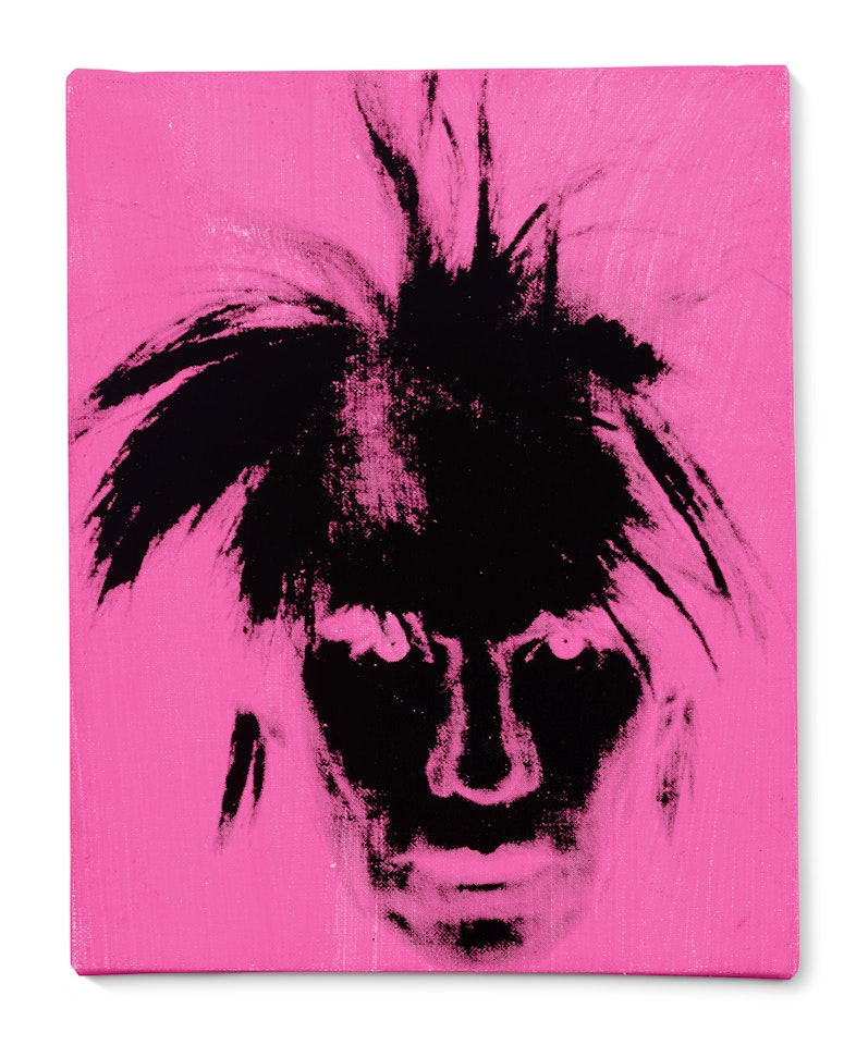 Self-Portrait (Fright Wig) by Andy Warhol