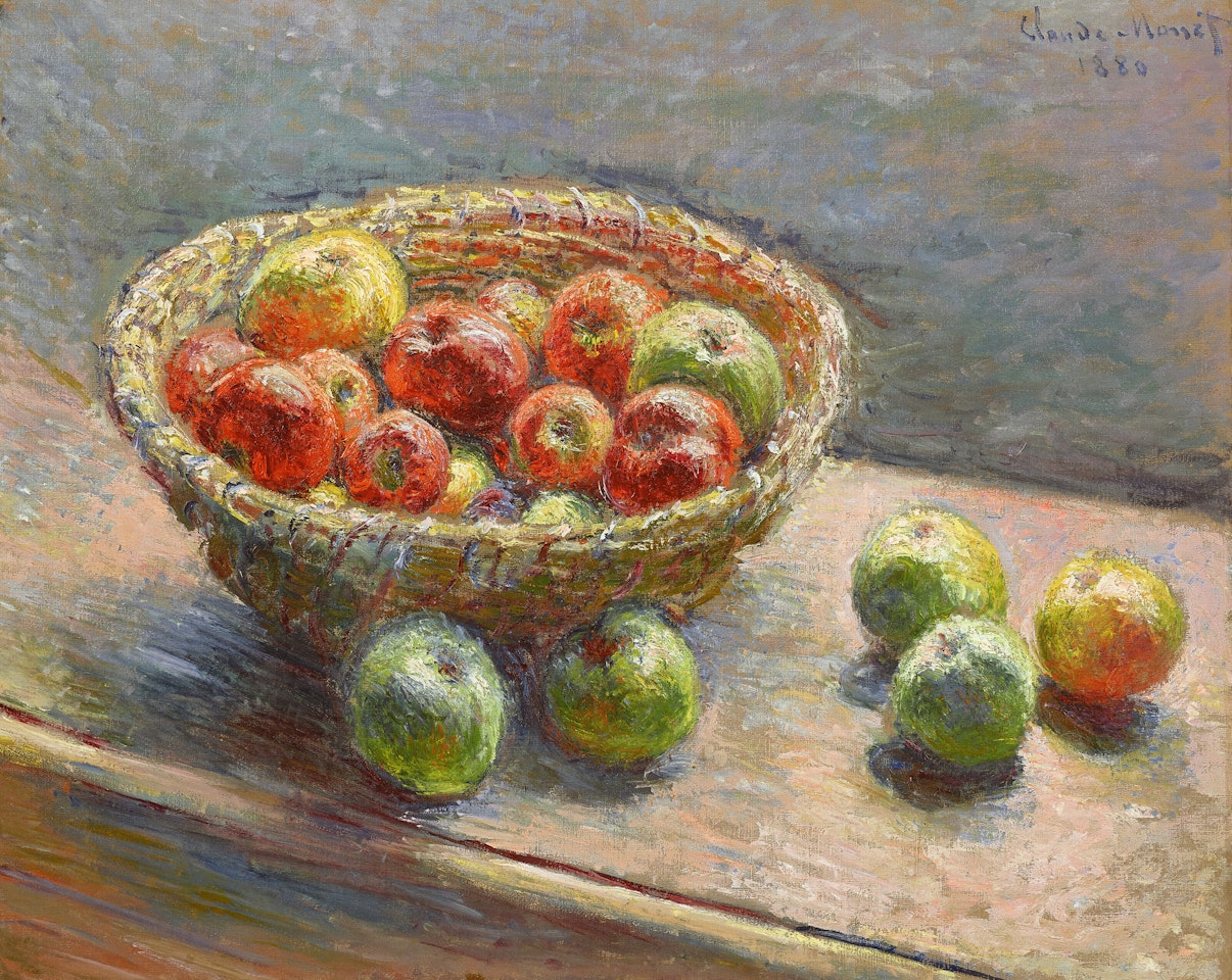 Le panier de pommes by Claude Monet