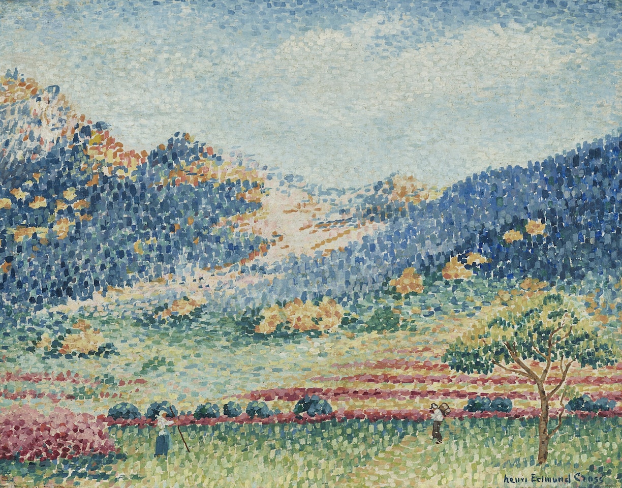 Paysage avec les petites montagnes mauresques by Henri Edmond Cross