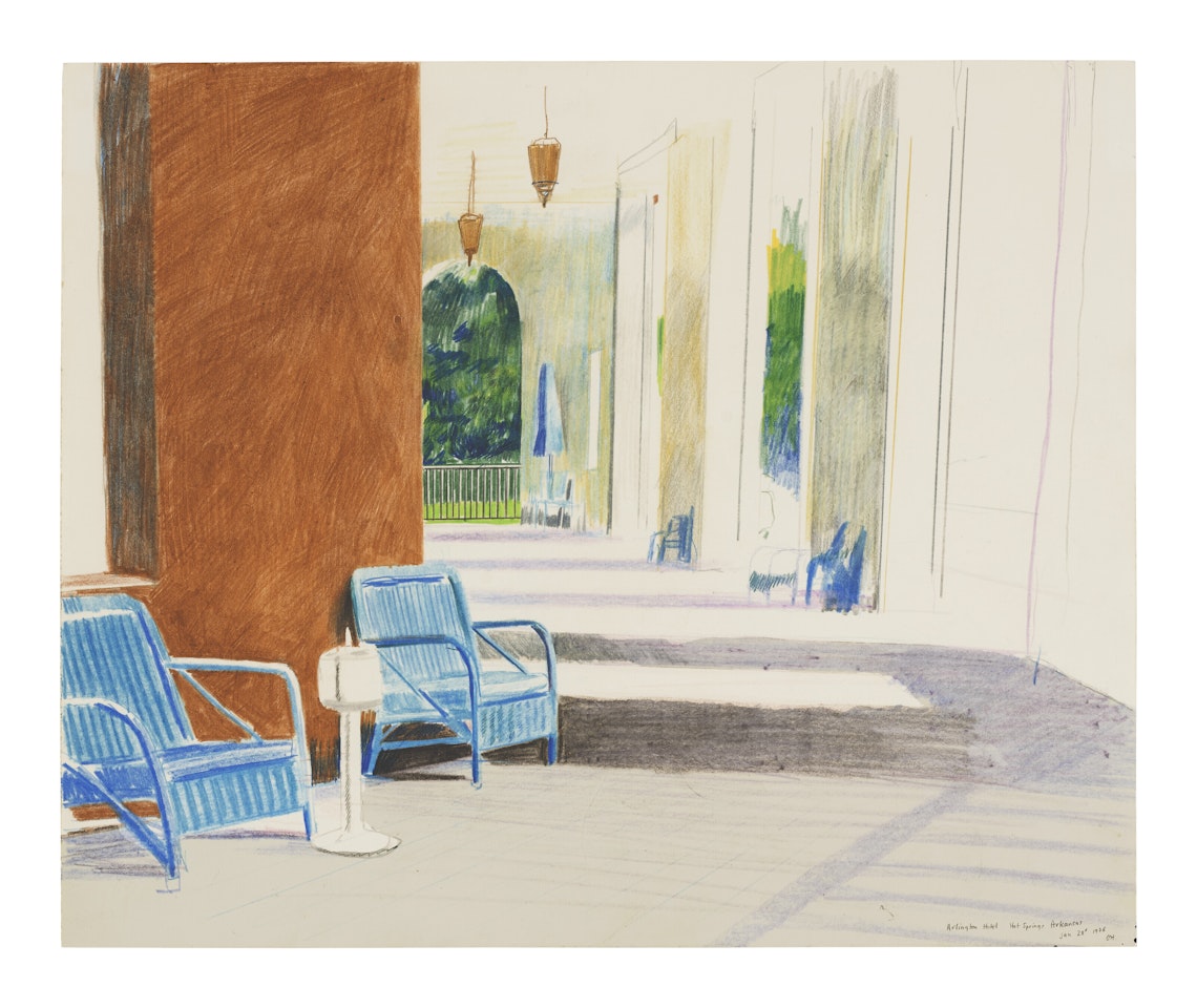Arlington Hotel, Hot Springs, Arkansas by David Hockney