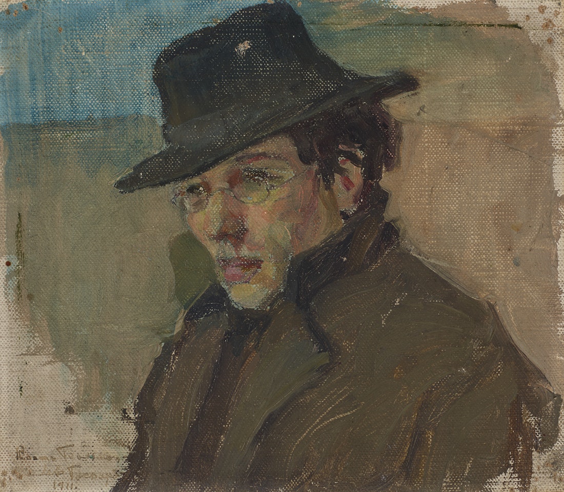 Portrait of Marc Chagall by Leon Gaspard