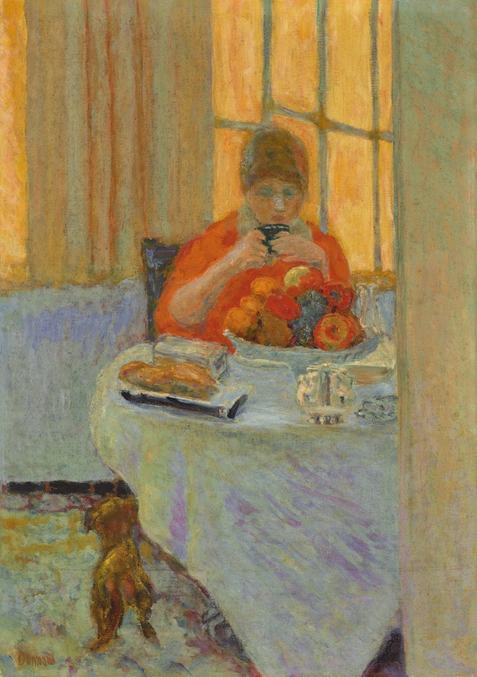Le petit déjeuner by Pierre Bonnard