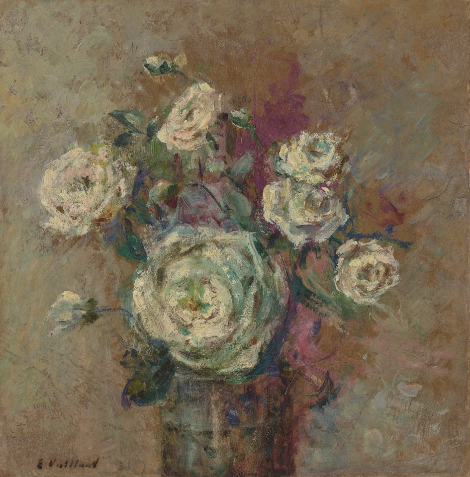 Les roses blanches by Édouard Vuillard