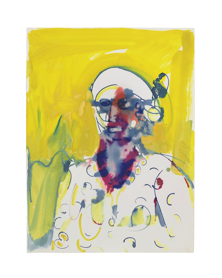 St. Martin Obeah (Sorcier de St. Martin, Manmbo St. Martin Yan) by Romare Bearden