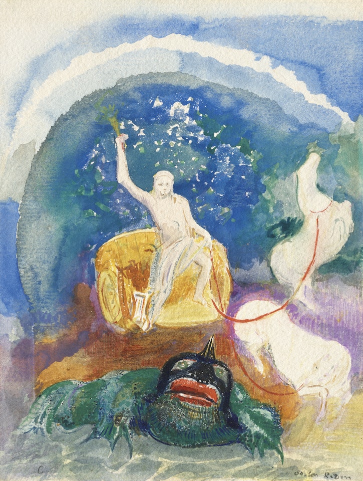Le monstre vert by Odilon Redon