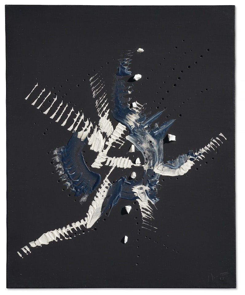 Concetto spaziale by Lucio Fontana