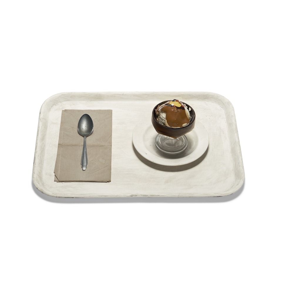 Ice Cream Sundae on Tray by Claes Oldenburg