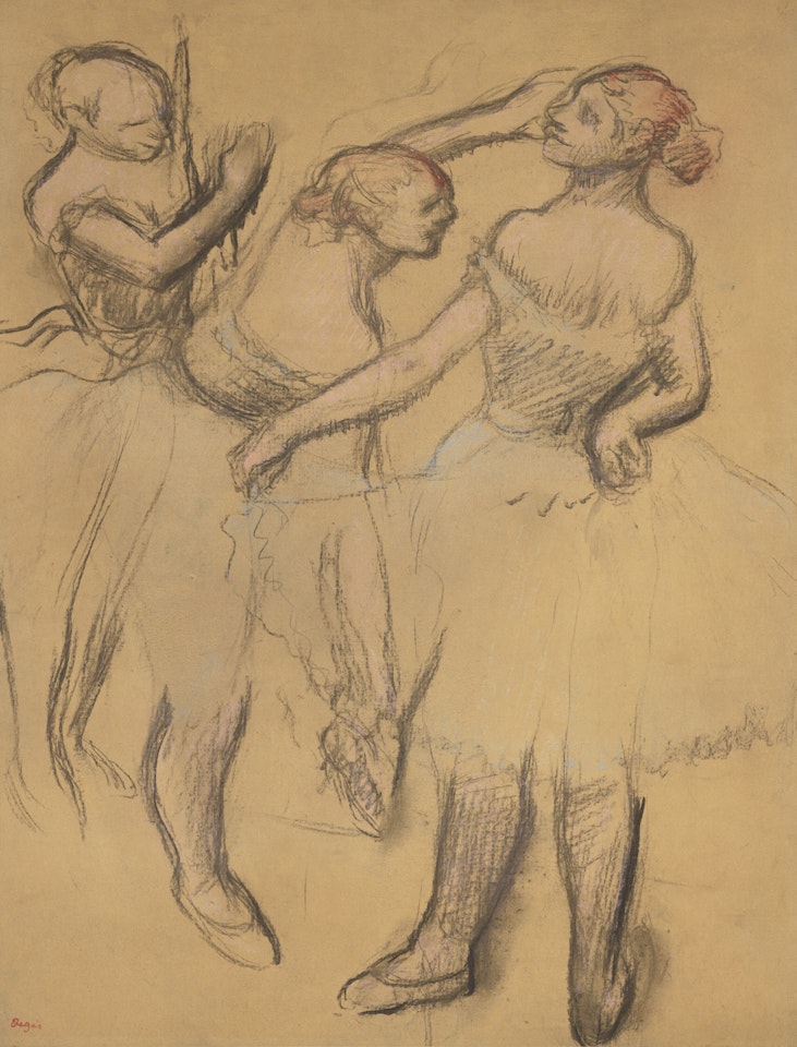 Trois danseuses by Edgar Degas