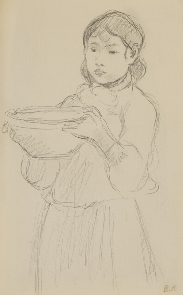 La jatte de lait by Berthe Morisot