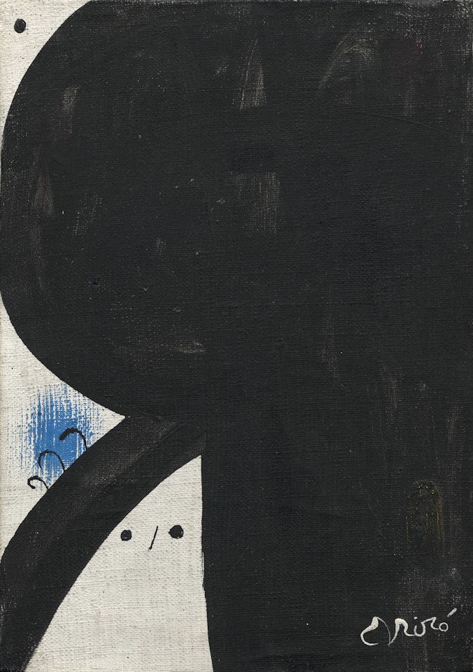 Femme aux trois cheveux, constellation by Joan Miró