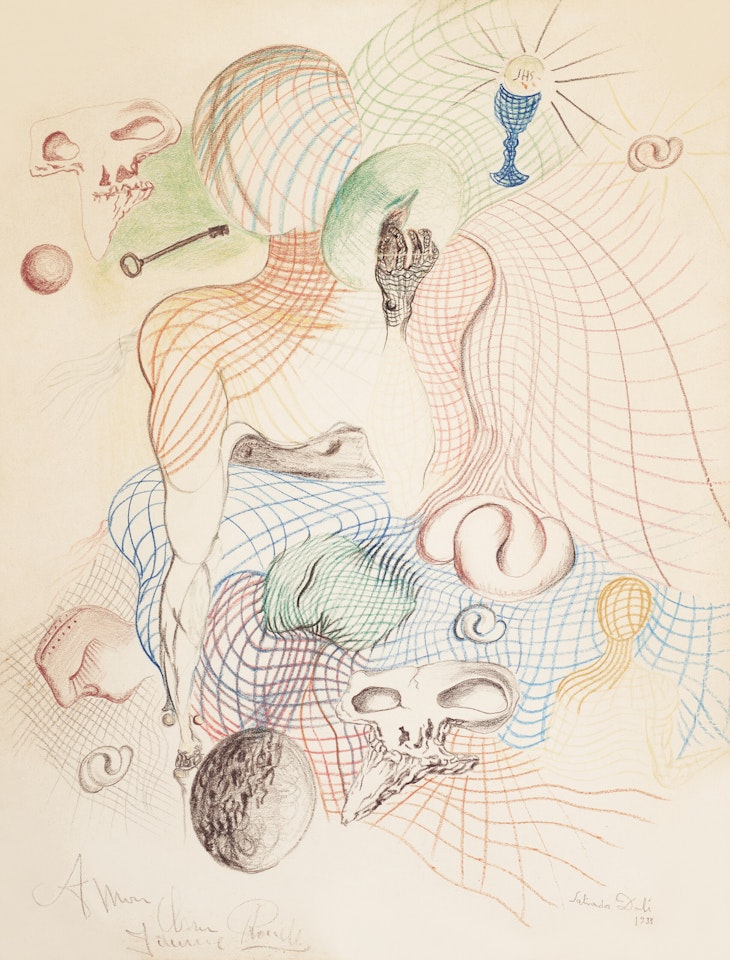 Composition surréaliste by Salvador Dali