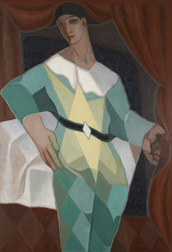Arlequin by Juan Gris
