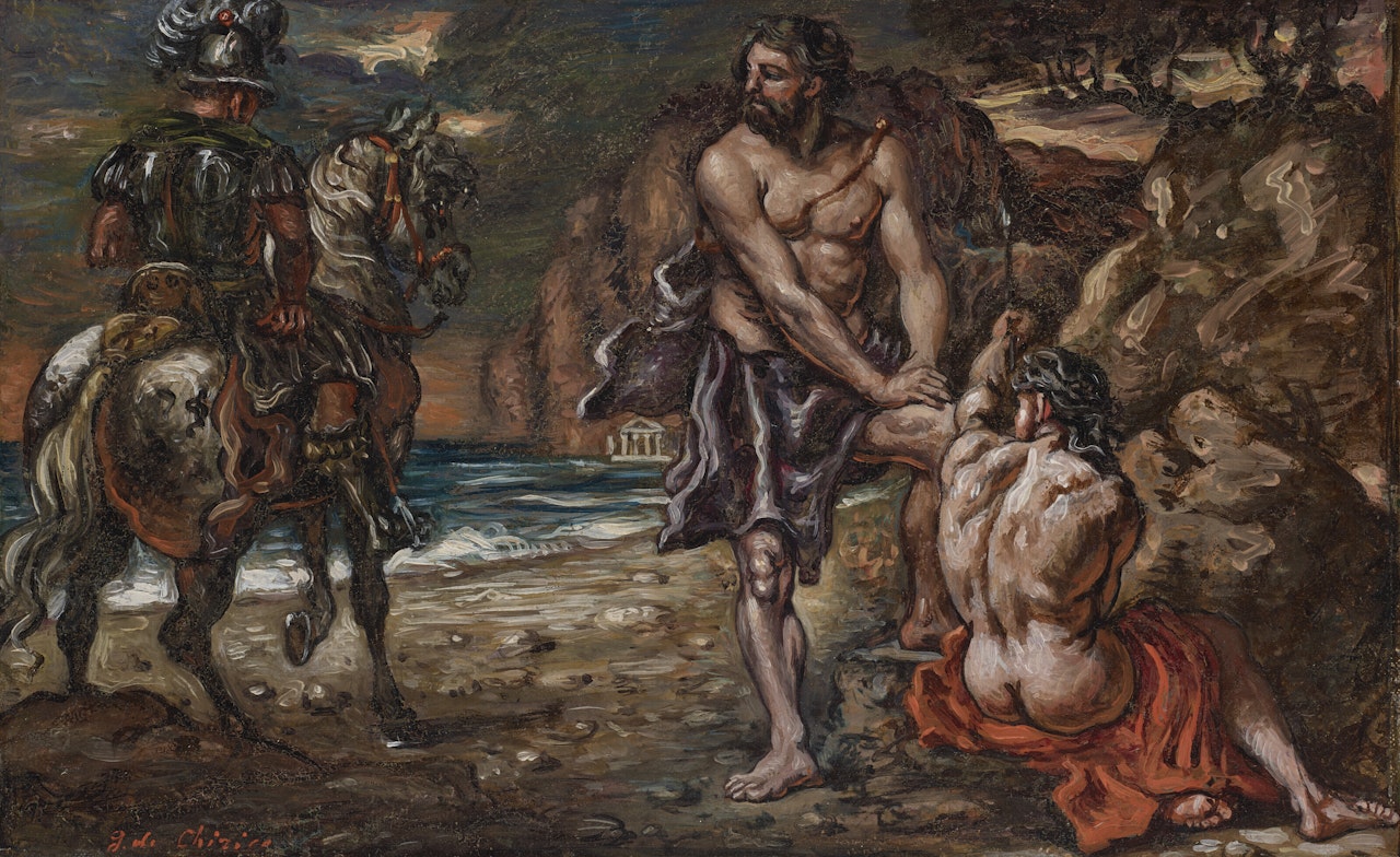 Achille sulle sponde dell'Egeo by Giorgio de Chirico