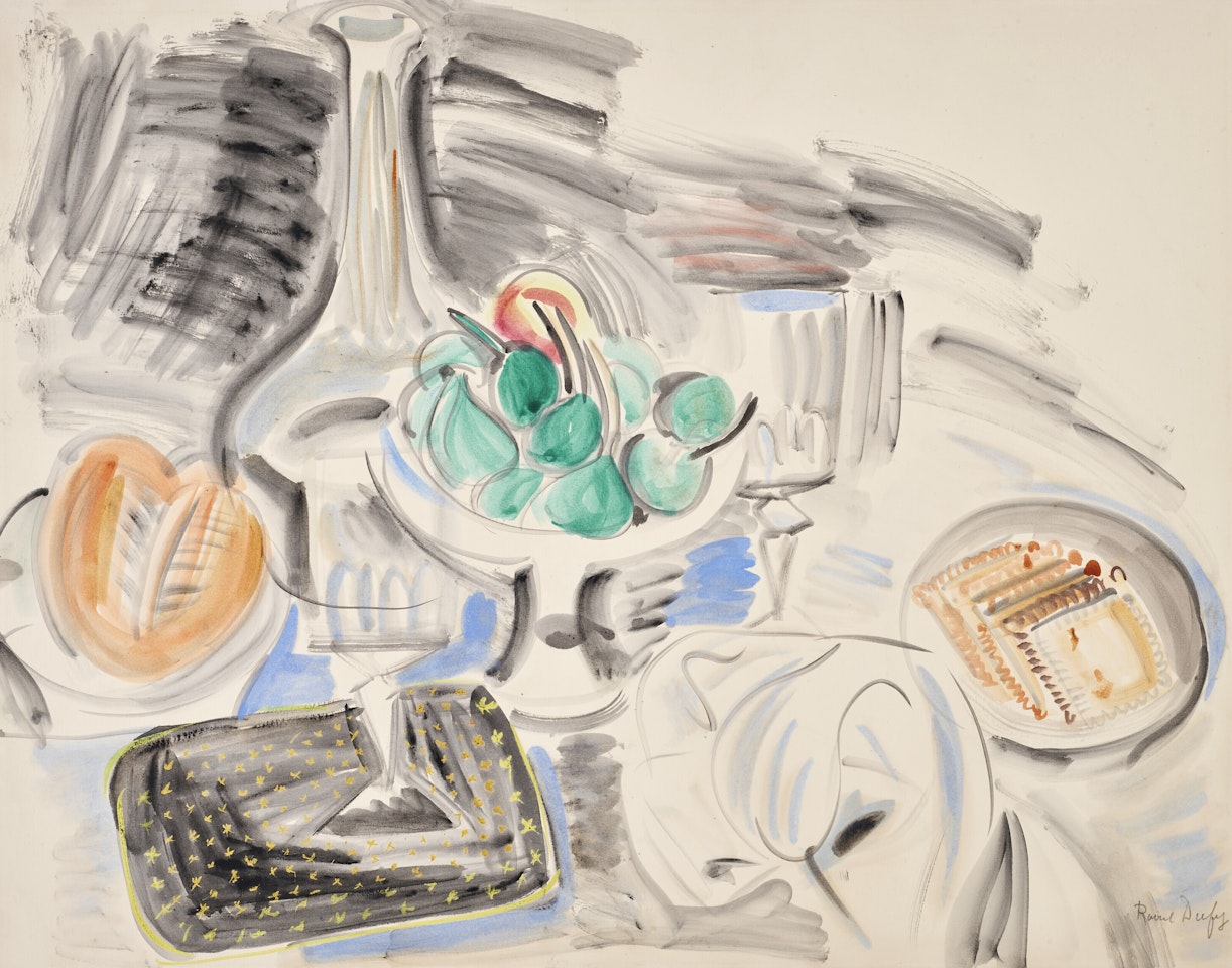Nature morte aux biscuits by Raoul Dufy