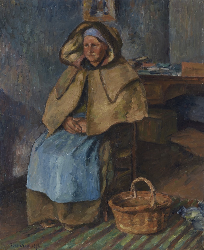 La Mère Gaspard, Pontoise by Camille Pissarro