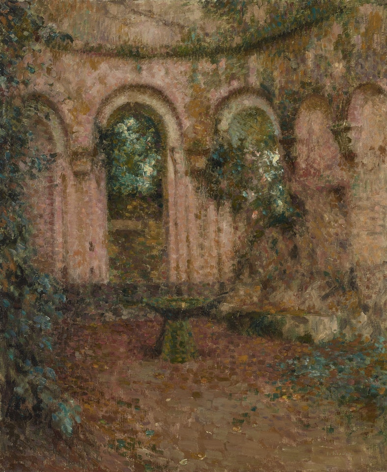 La chapelle rose, Montreuil-Bellay by Henri Le Sidaner