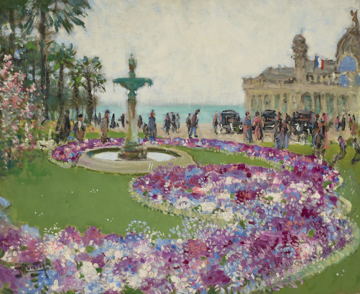 Le casino à Nice by Pierre Eugène Montezin