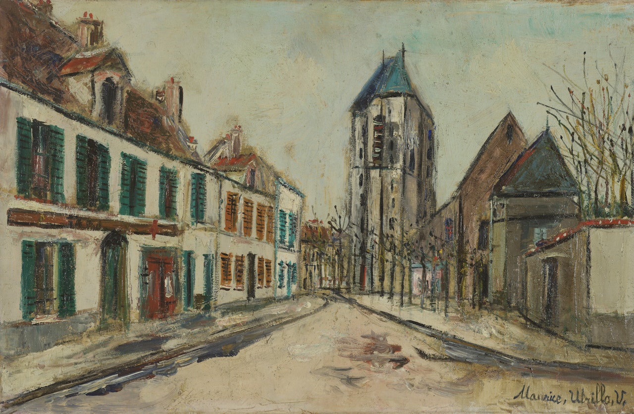 Rue de village by Maurice Utrillo