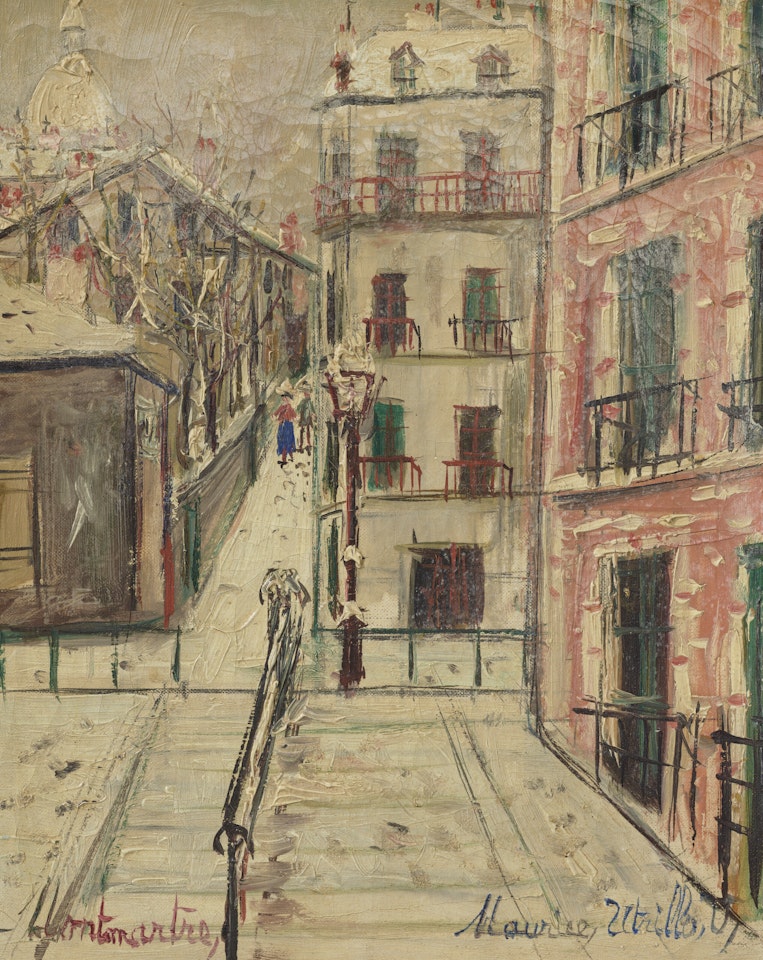Montmartre sous la neige by Maurice Utrillo