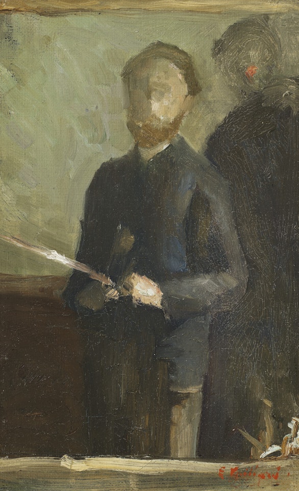 Étude pour "Autoportrait avec Waroquy" by Édouard Vuillard