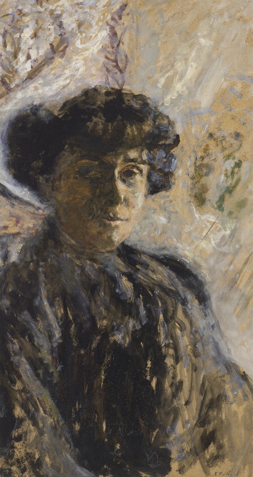 Madame Hessel en robe noir by Édouard Vuillard