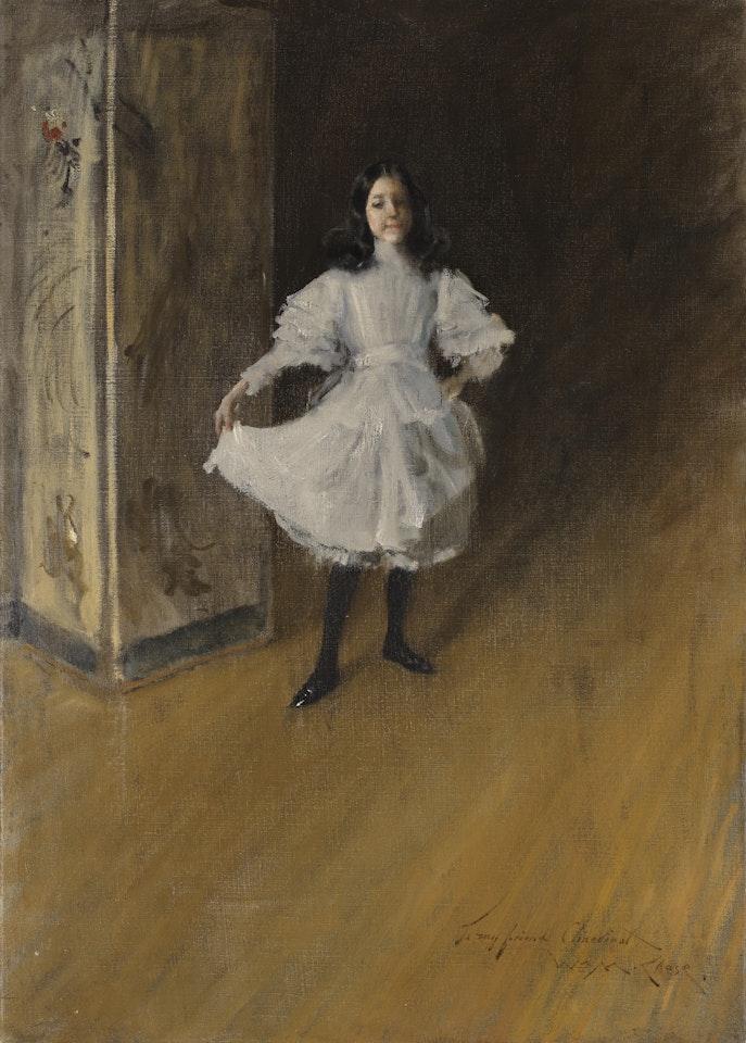 Portrait of the Artist's Daughter (Dorothy) by William Merritt Chase