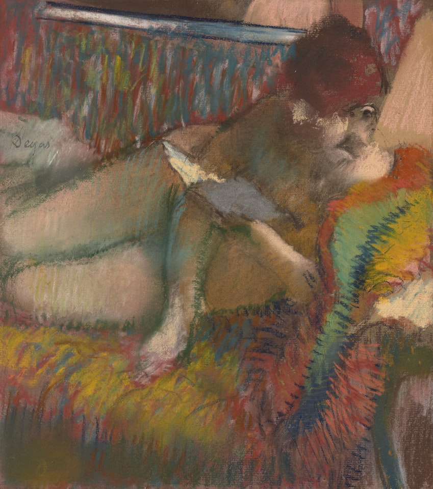 Femme lisant by Edgar Degas