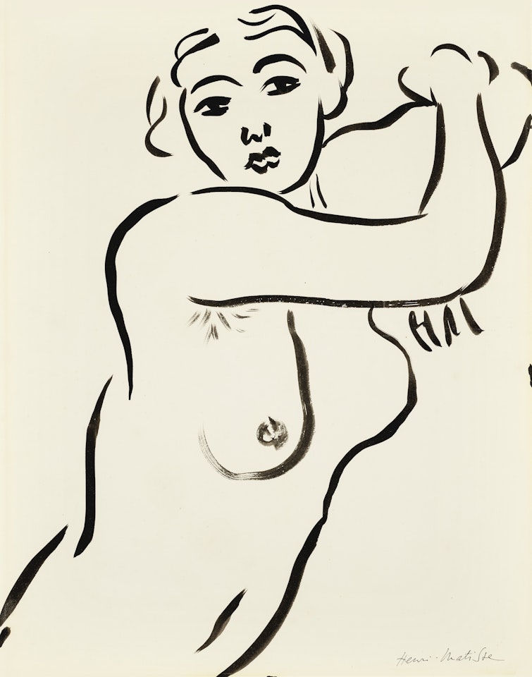 Femme debout avec les bras croisés by Henri Matisse