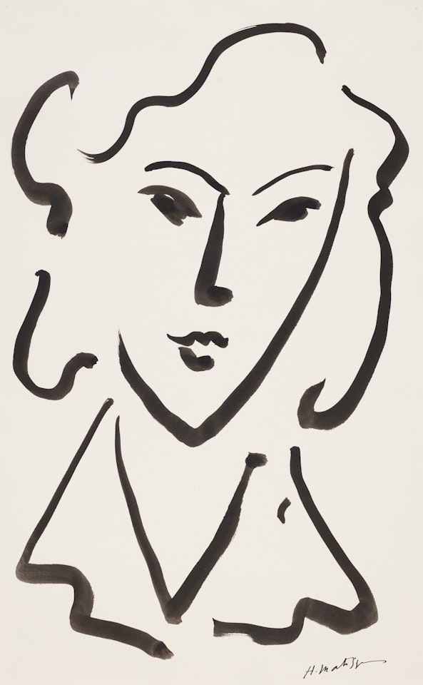 Tête de femme by Henri Matisse