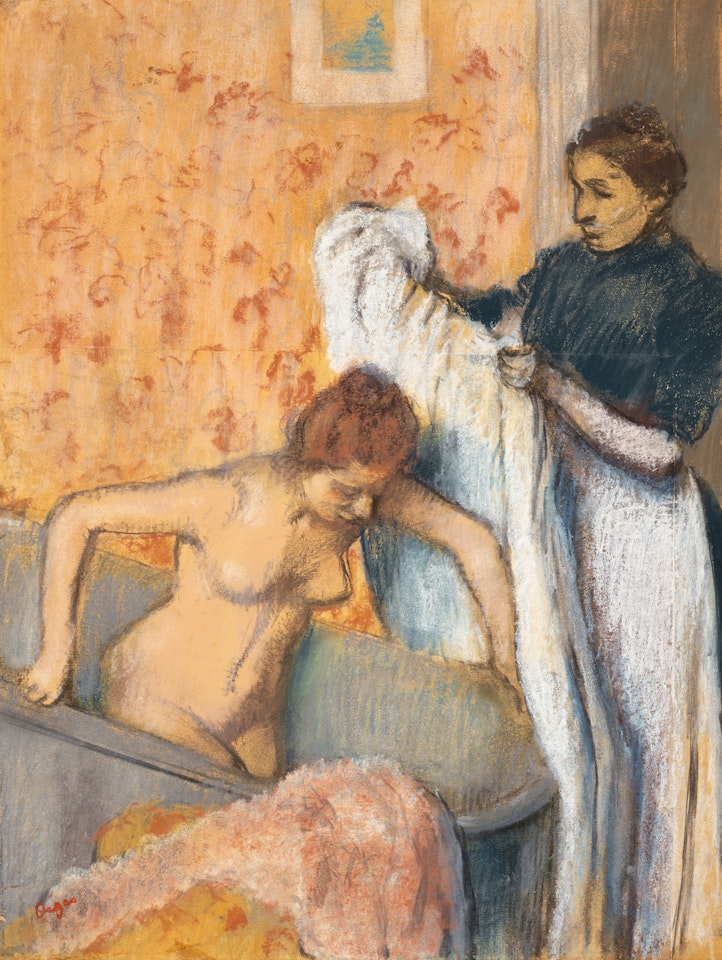 Après le bain by Edgar Degas