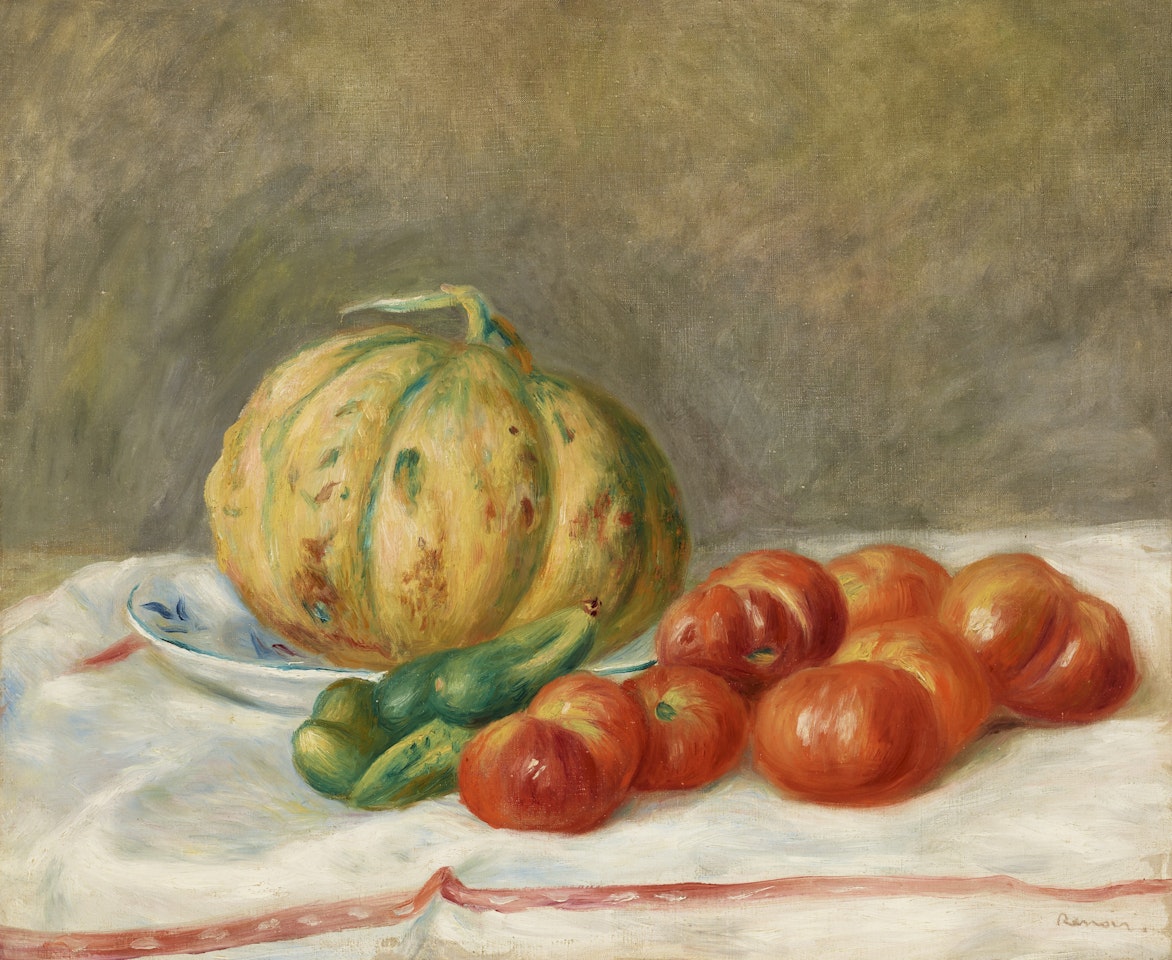 Melon et tomates by Pierre-Auguste Renoir