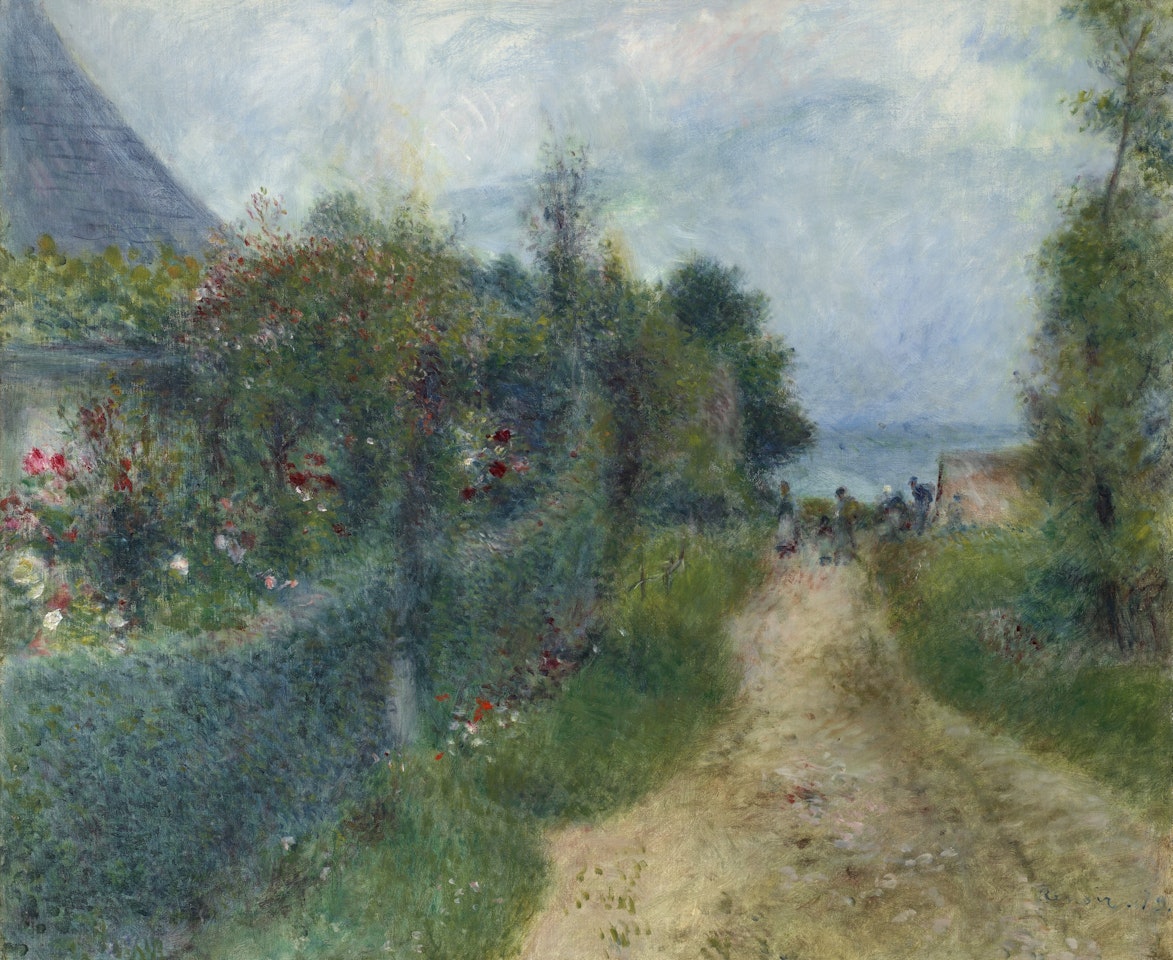 La route à Wargemont by Pierre-Auguste Renoir