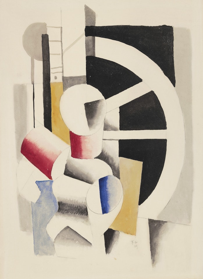 Composition au personnage by Fernand Leger