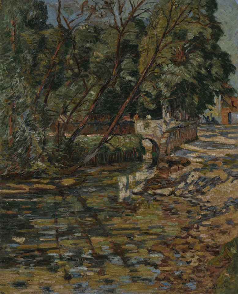 Abreuvoir à Epinay-Le-Breuil by Armand Guillaumin