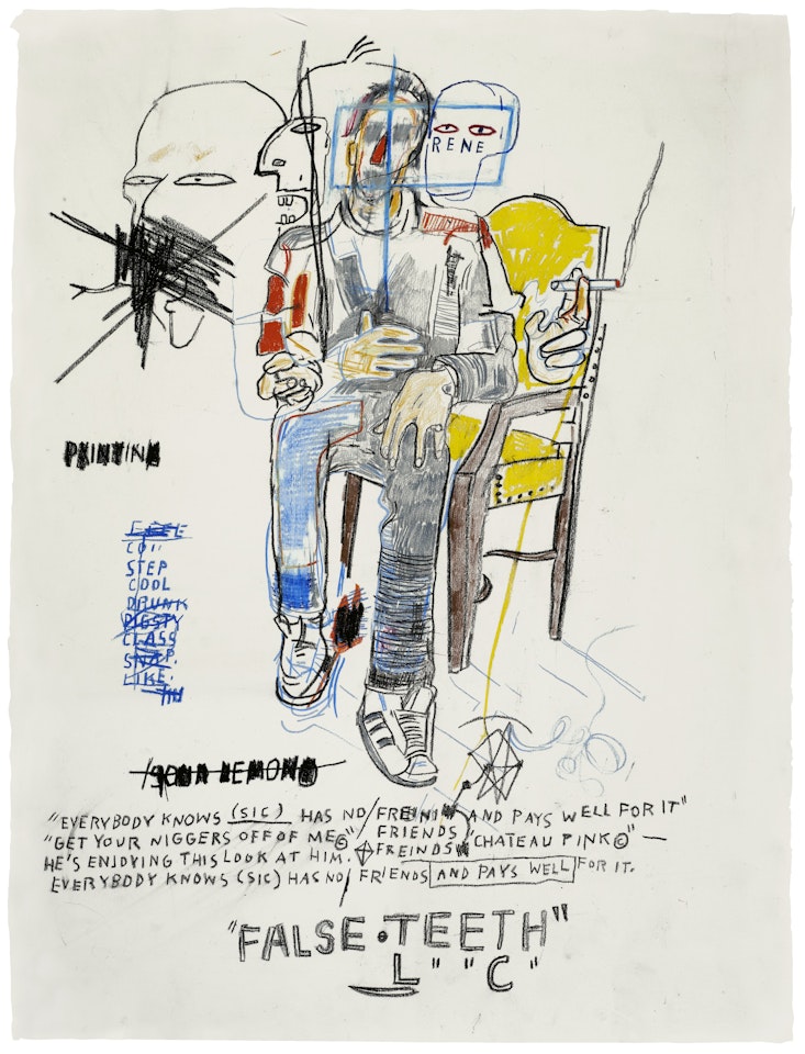 Réne Ricard by Jean-Michel Basquiat