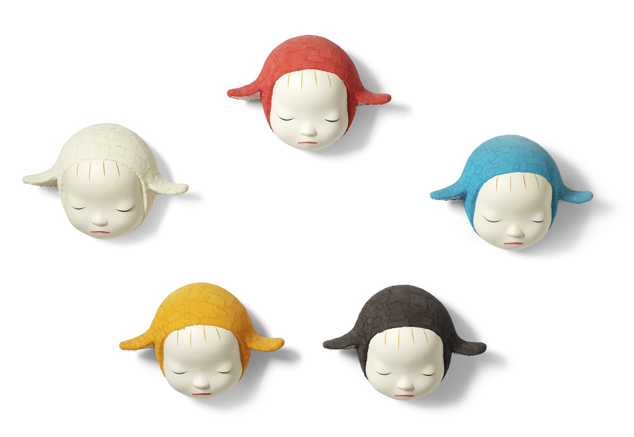 Pilgrim Heads by Yoshitomo Nara