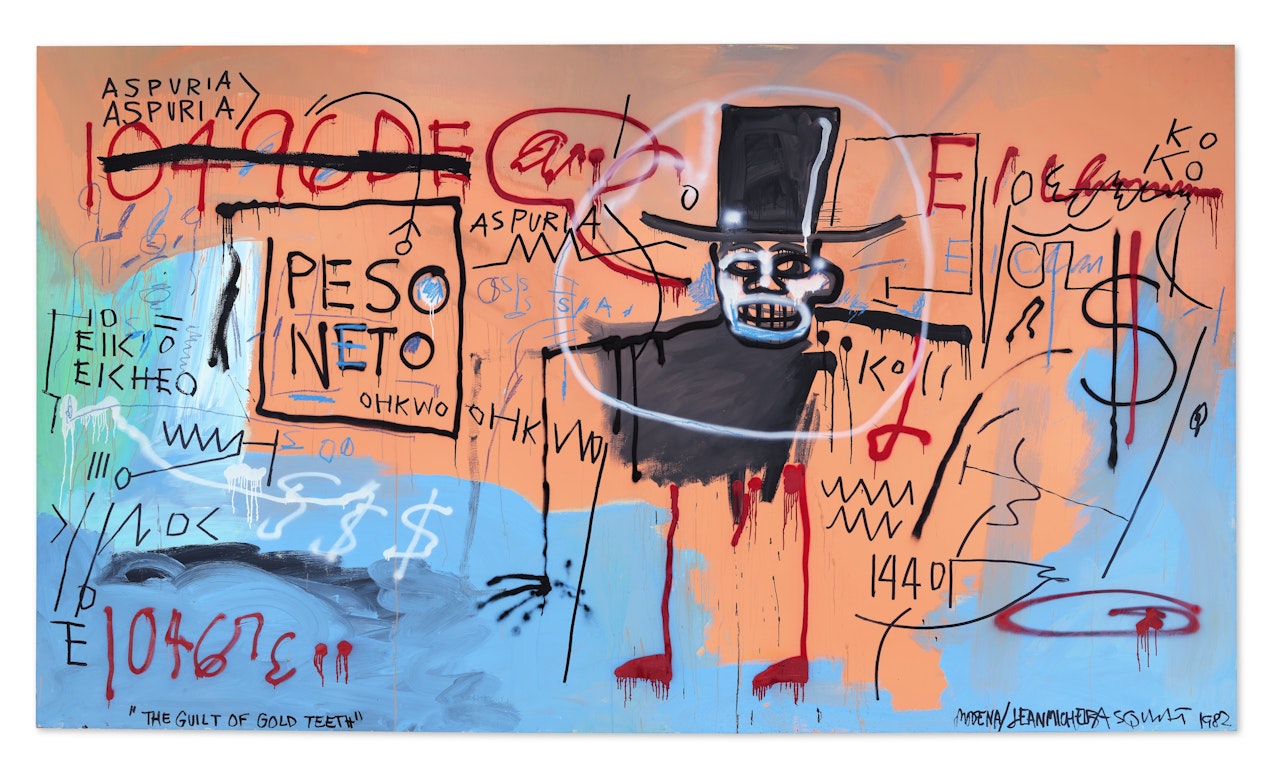 The Guilt of Gold Teeth by Jean-Michel Basquiat