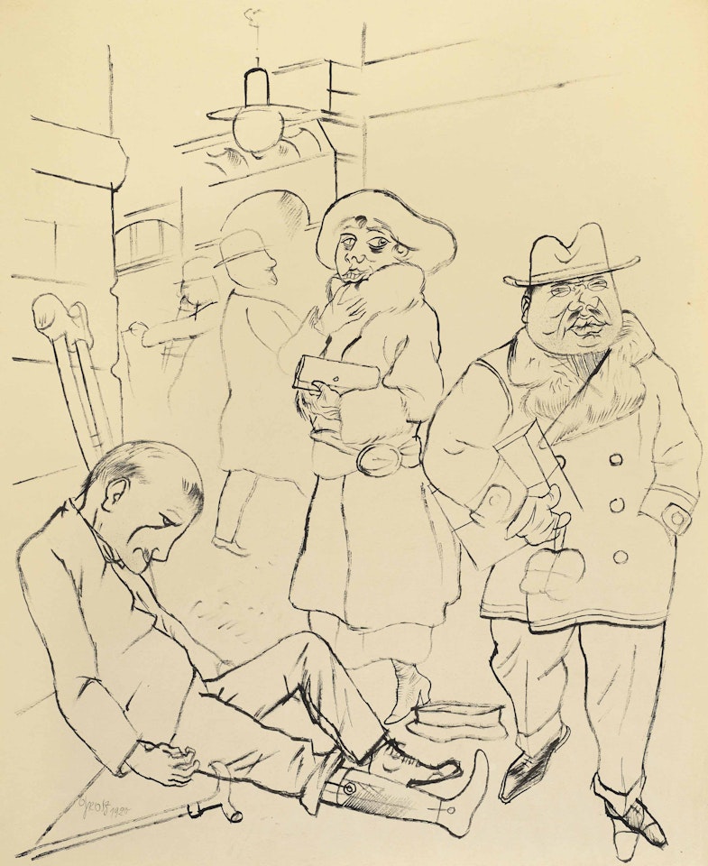 Vorsicht, Nicht Stolpern by George Grosz